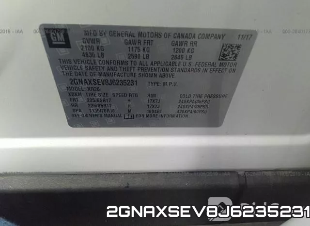 2GNAXSEV8J6235231 фото 10