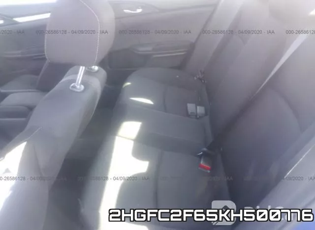 2HGFC2F65KH500776 фото 9