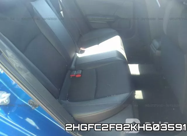 2HGFC2F82KH603591 фото 9