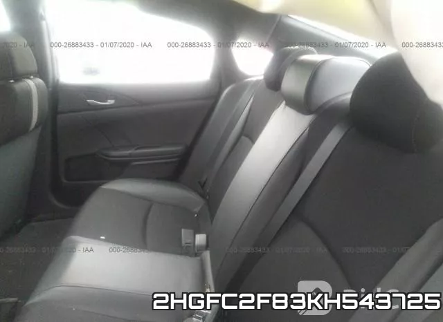 2HGFC2F83KH543725 фото 9