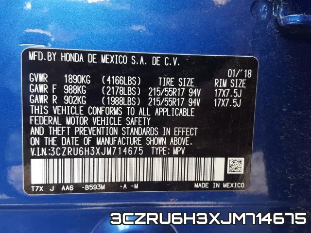 3CZRU6H3XJM714675 фото 2