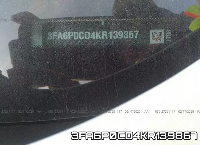 3FA6P0CD4KR139867 фото 10
