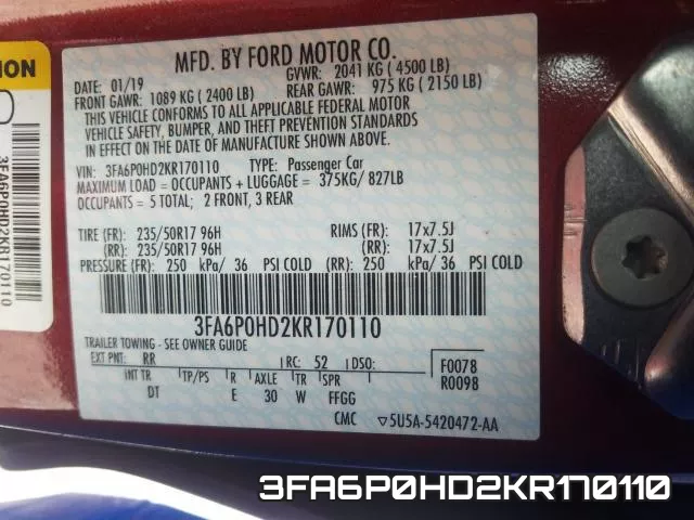 3FA6P0HD2KR170110 фото 2