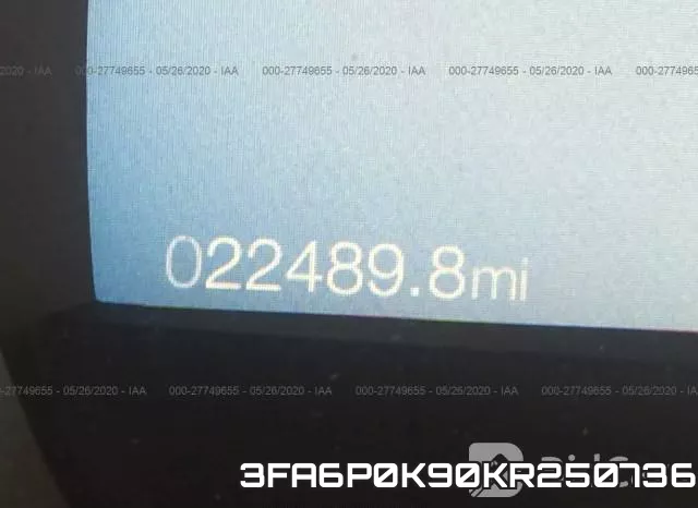 3FA6P0K90KR250736 фото 8