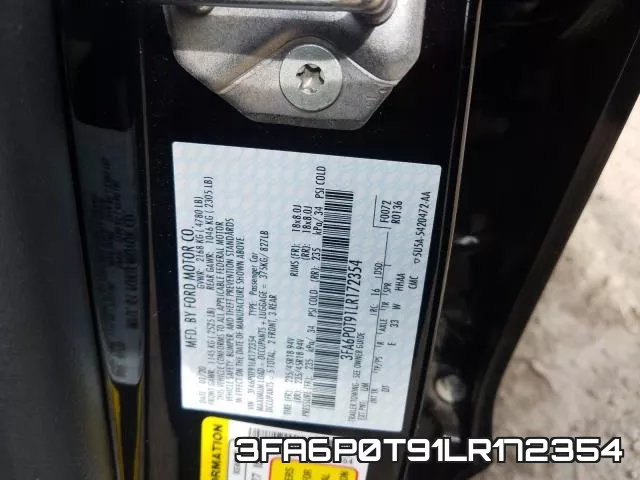 3FA6P0T91LR172354 фото 2