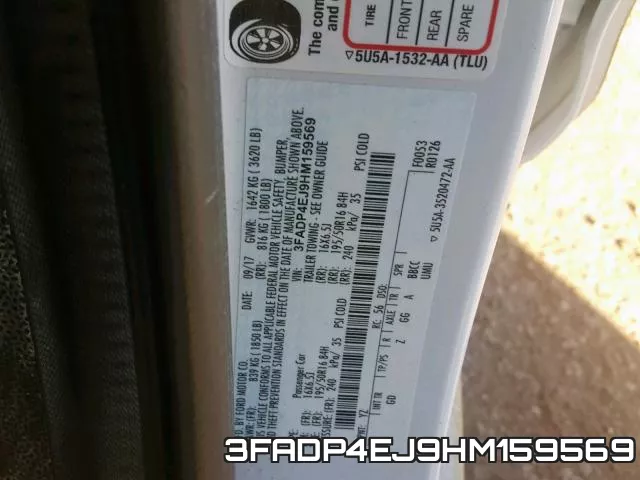 3FADP4EJ9HM159569 фото 2