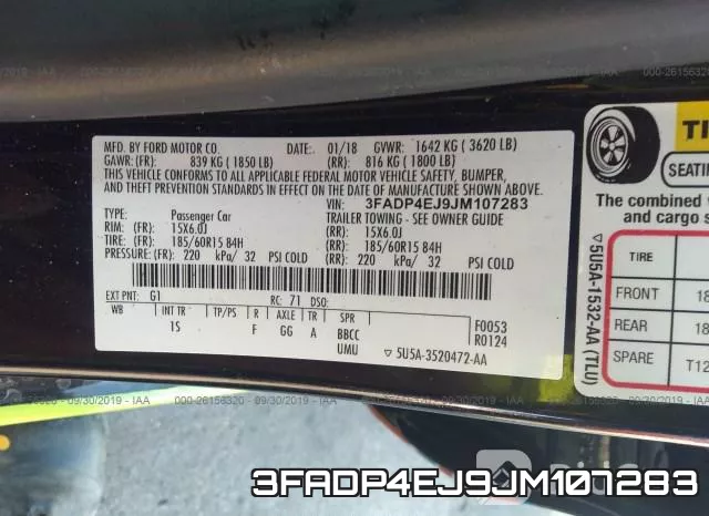 3FADP4EJ9JM107283 фото 10