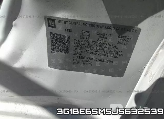 3G1BE6SM5JS632539 фото 10