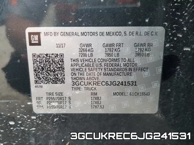 3GCUKREC6JG241531 фото 2