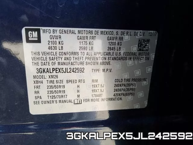 3GKALPEX5JL242592 фото 2