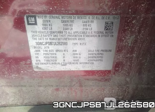 3GNCJPSB7JL262580 фото 10