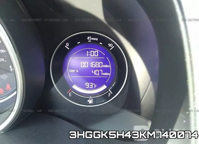 3HGGK5H43KM740074 фото 8
