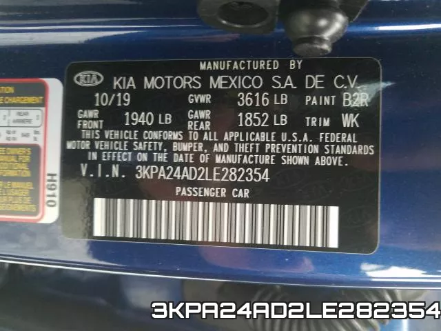 3KPA24AD2LE282354 фото 2