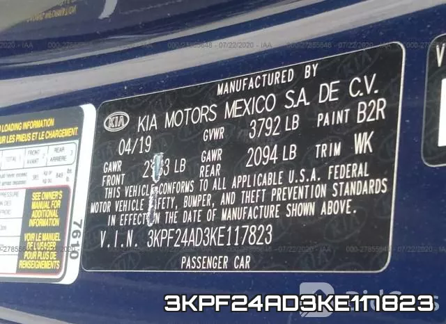 3KPF24AD3KE117823 фото 10