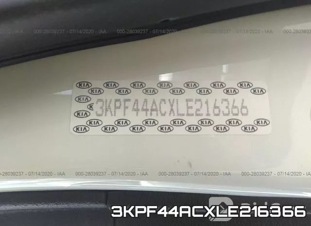 3KPF44ACXLE216366 фото 10