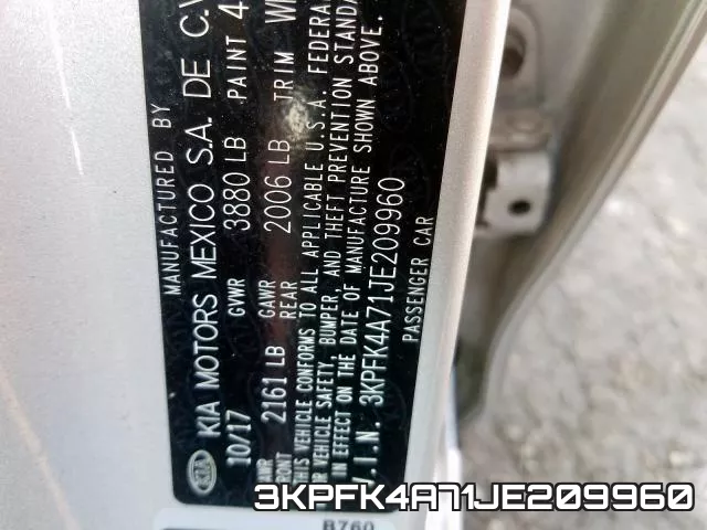 3KPFK4A71JE209960 фото 2