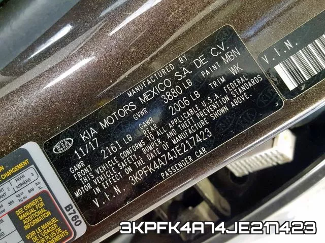3KPFK4A74JE217423 фото 2