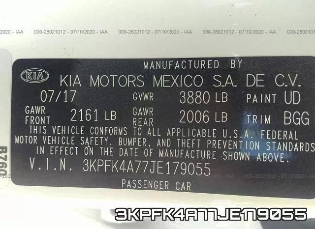 3KPFK4A77JE179055 фото 10