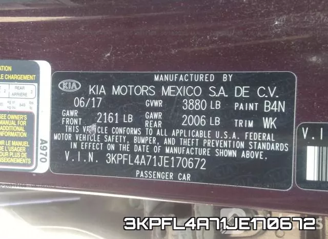 3KPFL4A71JE170672 фото 10