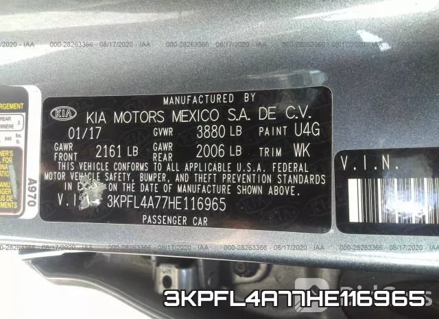 3KPFL4A77HE116965 фото 10