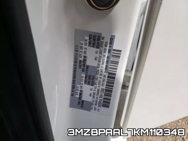 3MZBPAAL7KM110348 фото 2