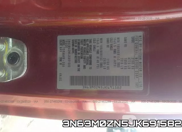 3N63M0ZN5JK691582 фото 10