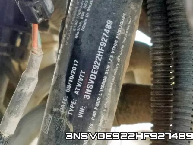 3NSVDE922HF927489 фото 2