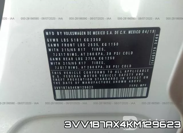 3VV1B7AX4KM129623 фото 10