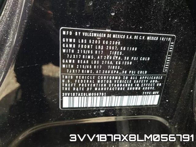 3VV1B7AX8LM056791 фото 2