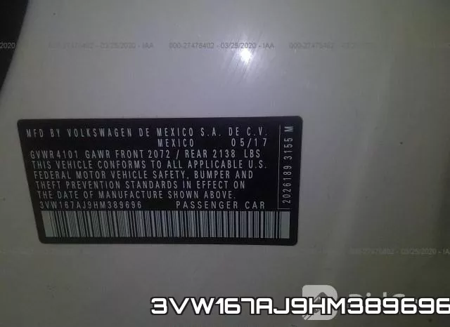 3VW167AJ9HM389696 фото 10