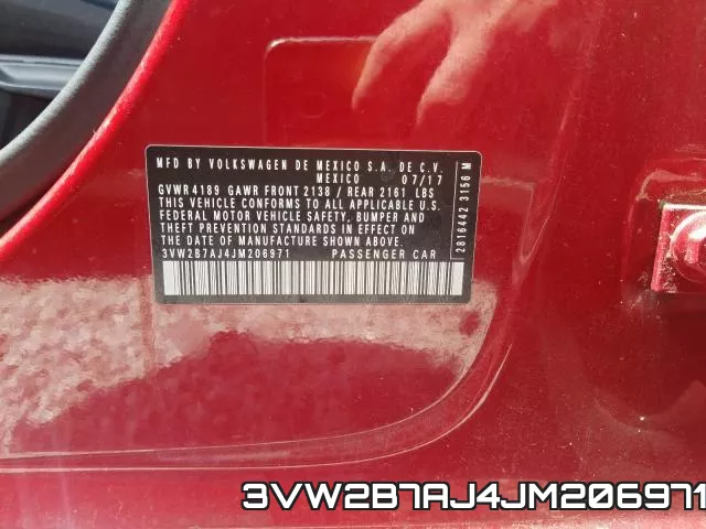 3VW2B7AJ4JM206971 фото 2