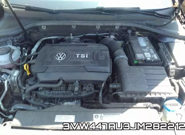 3VW447AU3JM282212 фото 2