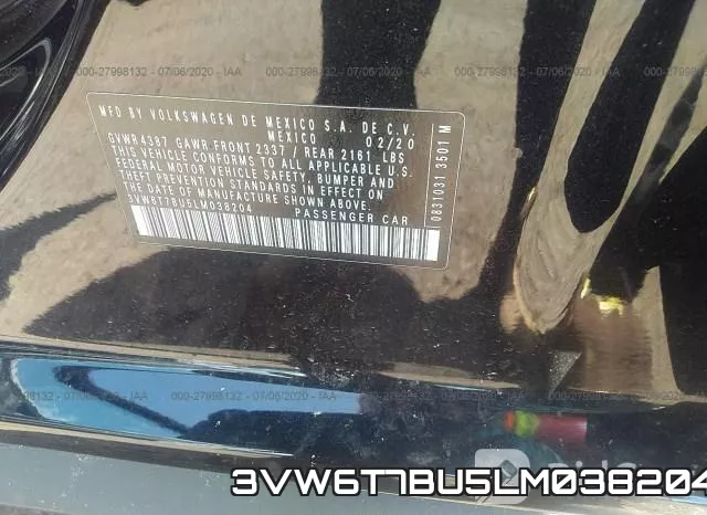 3VW6T7BU5LM038204 фото 10