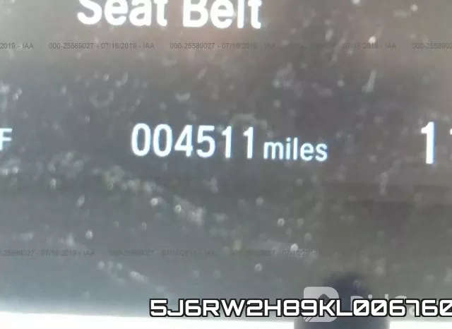 5J6RW2H89KL006760 фото 8