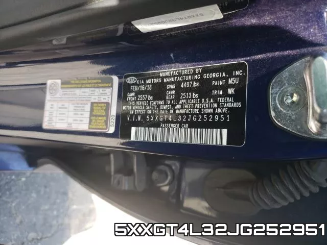 5XXGT4L32JG252951 фото 2