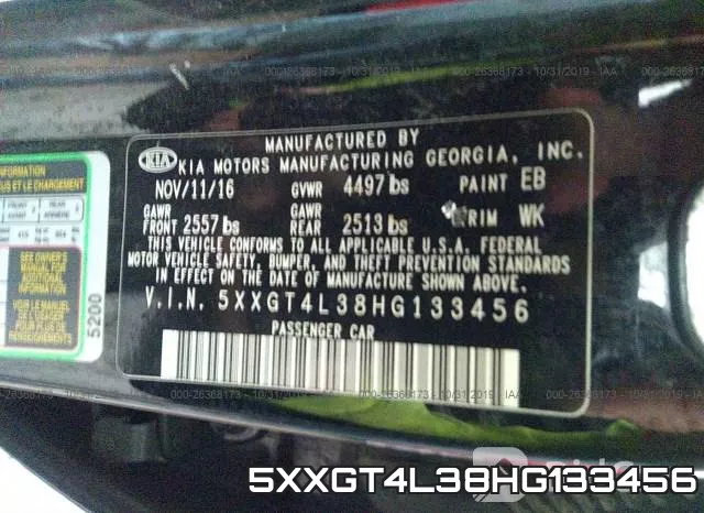 5XXGT4L38HG133456 фото 10