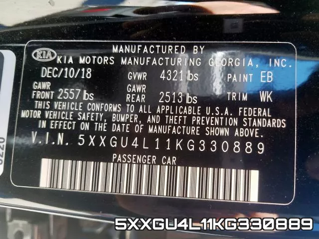 5XXGU4L11KG330889 фото 2