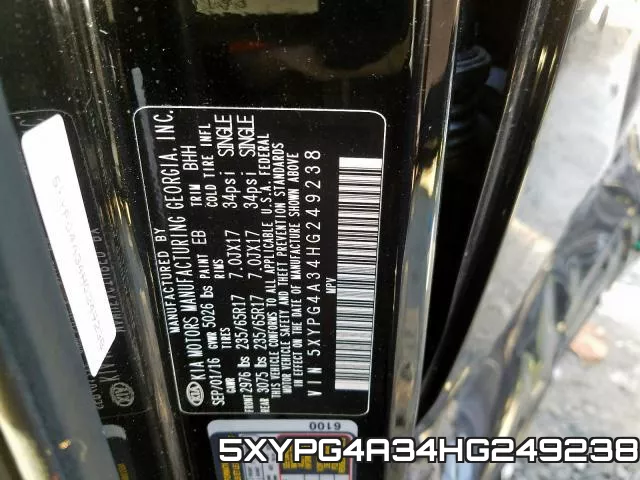 5XYPG4A34HG249238 фото 2