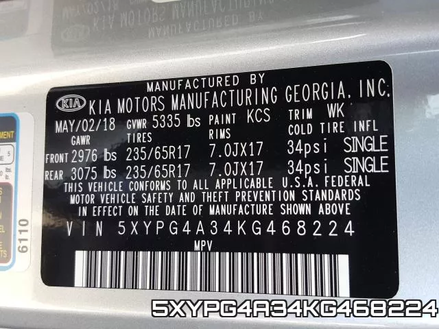 5XYPG4A34KG468224 фото 2