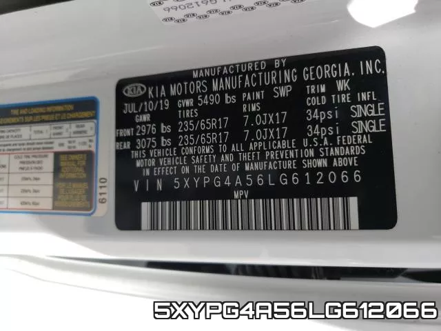 5XYPG4A56LG612066 фото 2
