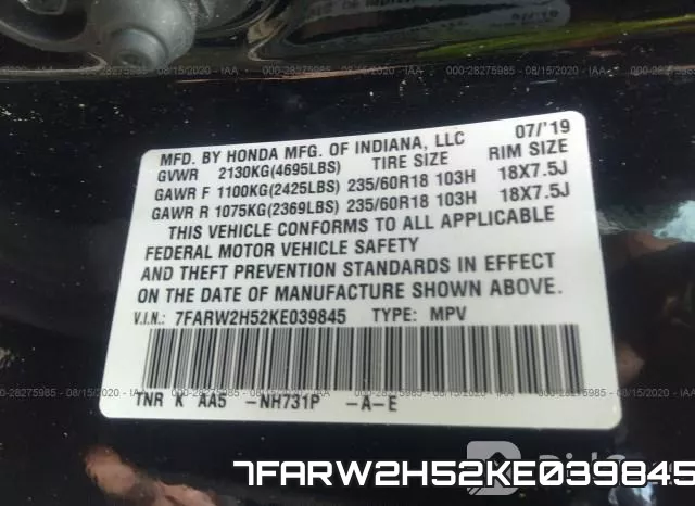 7FARW2H52KE039845 фото 10