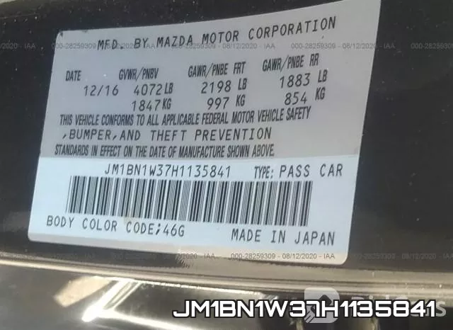 JM1BN1W37H1135841 фото 10