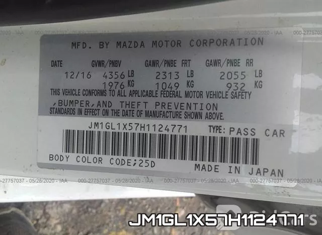 JM1GL1X57H1124771 фото 10