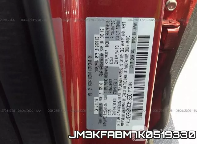 JM3KFABM7K0519330 фото 10