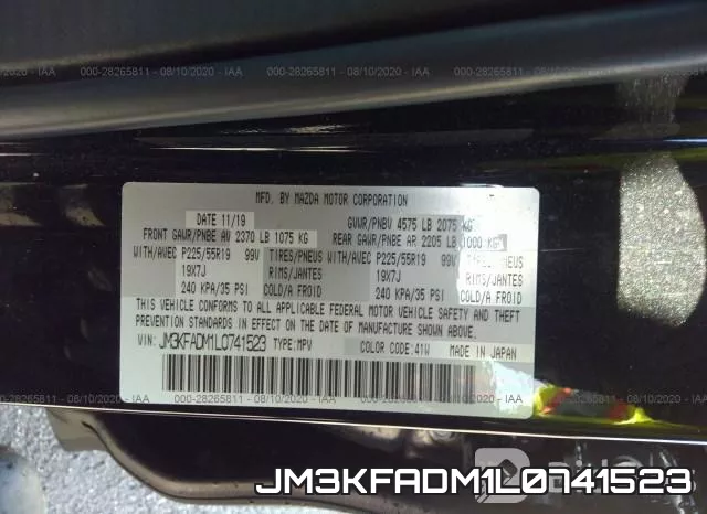 JM3KFADM1L0741523 фото 10