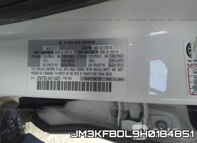 JM3KFBDL9H0184851 фото 10