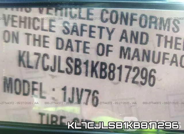 KL7CJLSB1KB817296 фото 10