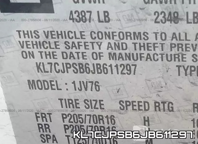 KL7CJPSB6JB611297 фото 10
