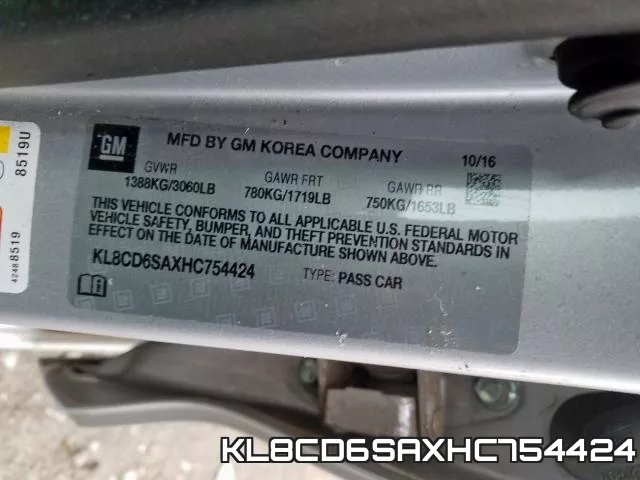 KL8CD6SAXHC754424 фото 2