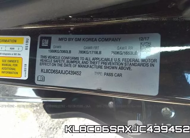 KL8CD6SAXJC439452 фото 10